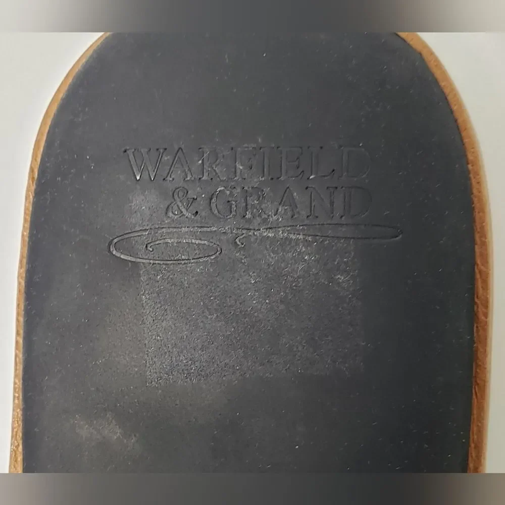 Warfield & Grand Men's Leather Sandals Flip flops Size 9